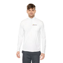 Load image into Gallery viewer, Unite for HER - White Embroidered Quarter-Zip Pullover